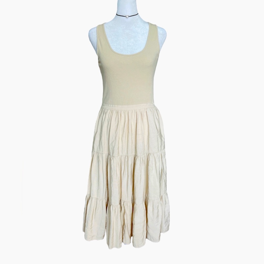 Anthropologie Another Love Tiered Drop-waist Tank Dress Size Small